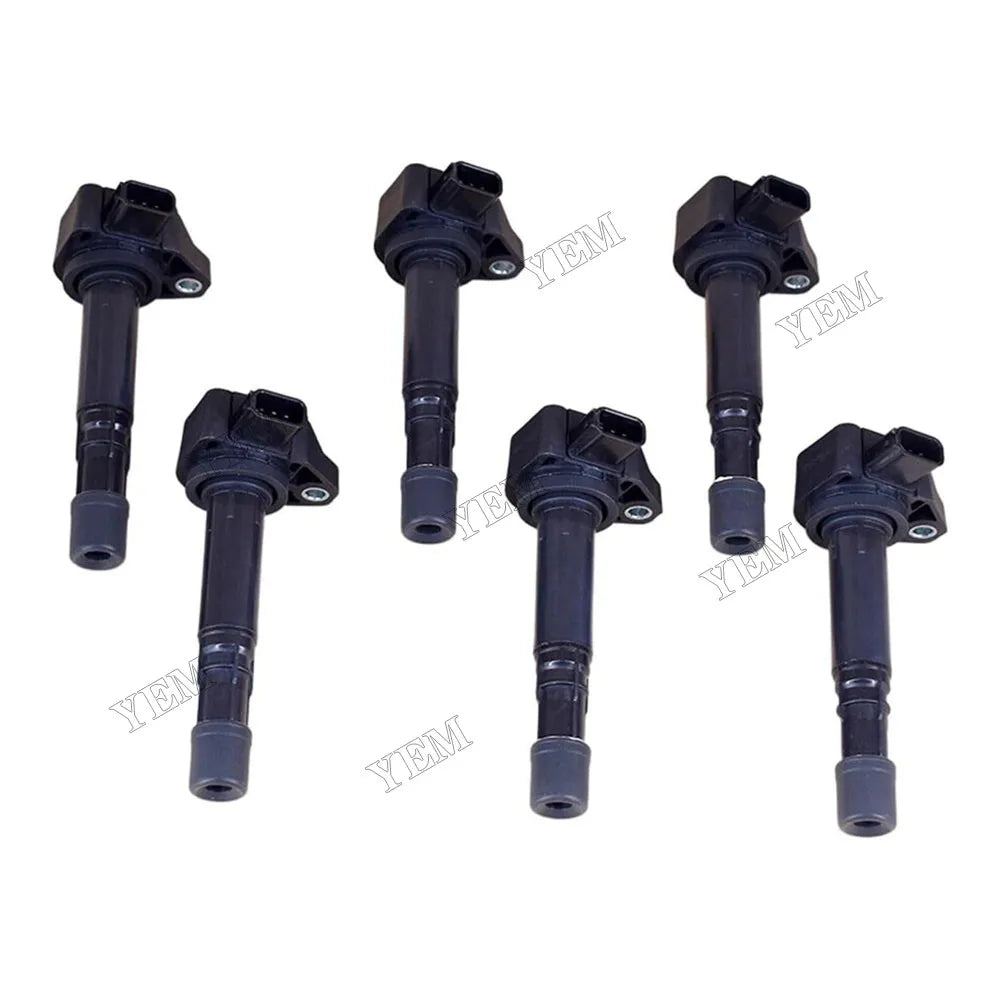 For Honda Accord Odyssey 3.0L 3.2L 3.5L V6 99-09 6 PCS Ignition Coil 30520-P8E-A01