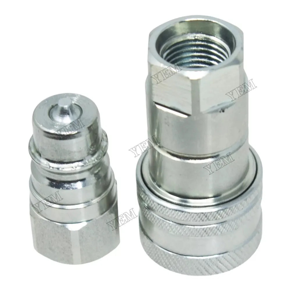 For John Deere H120 D120 220R 1023E 1025R 1026R 2025R 2032R 2036R 2038R 3025E 3032E Male & Female Hydraulic Quick Coupler LVA16843 & AW32184