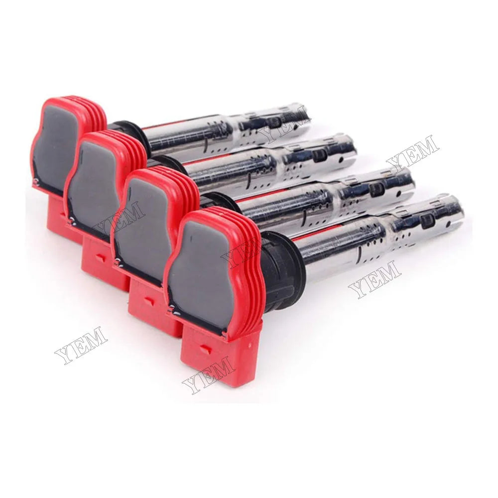 For TT A4 A5 Q5 VW Golf Passat Jetta GTI 2.0T 2.0L UF529 4 PCS Ignition Coil 06E905115E For TT