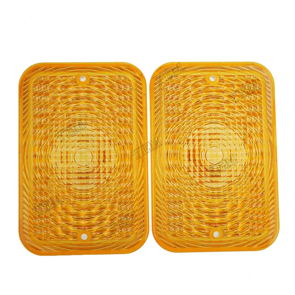 For John Deere Engine 4024 4045 Tractor 2305 2520 3320 4105 4120 4310 4500 4600 5415 1023E 2 Pcs Amber Light Lens LVU18745 For John Deere