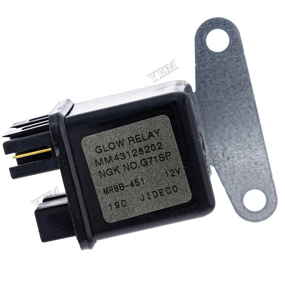 For Mitsubishi Engine L3E S3L2 S4L2 Cub Cadet Tractor 7000 7200 7205 7260 7265 7300 7305 12V Glow Plug Relay MM43128202 MM43128201 For Mitsubishi