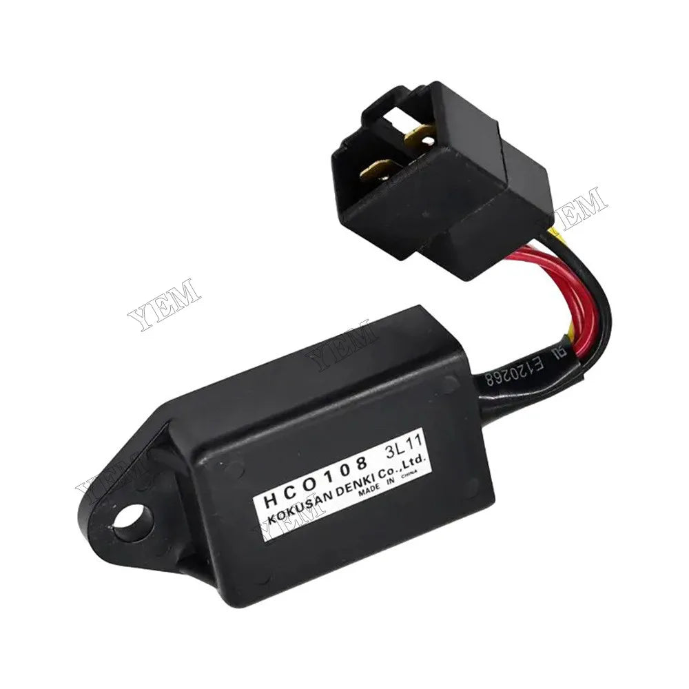 For Yanmar 3TNV88 Engine Timer Glow Plug Timer Unit HCO108 For Yanmar