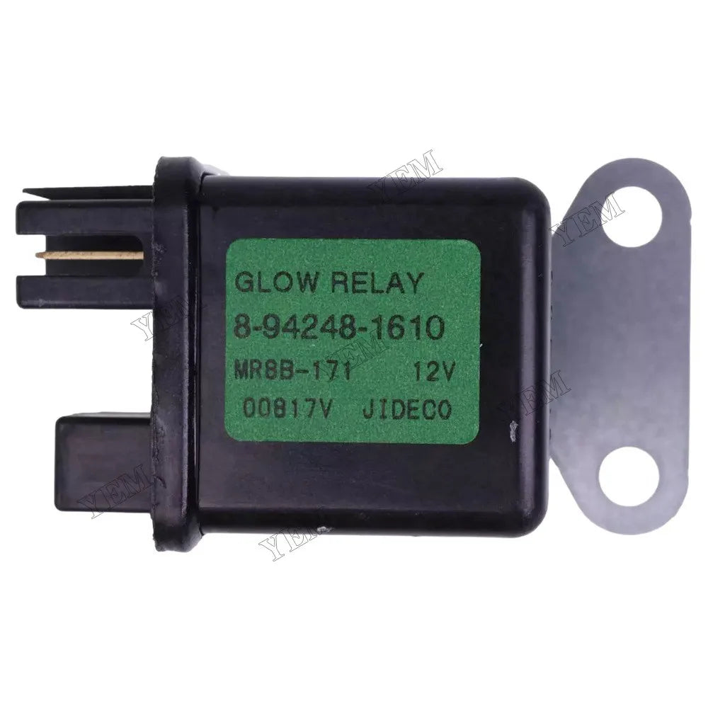 For Isuzu Engine 4JA1 4JB1 4LE1 4LC1 Hitachi Excavator EX27U EX30U EX35U EX40U EX50U 12V Glow Plug Relay 8942481610 For Isuzu