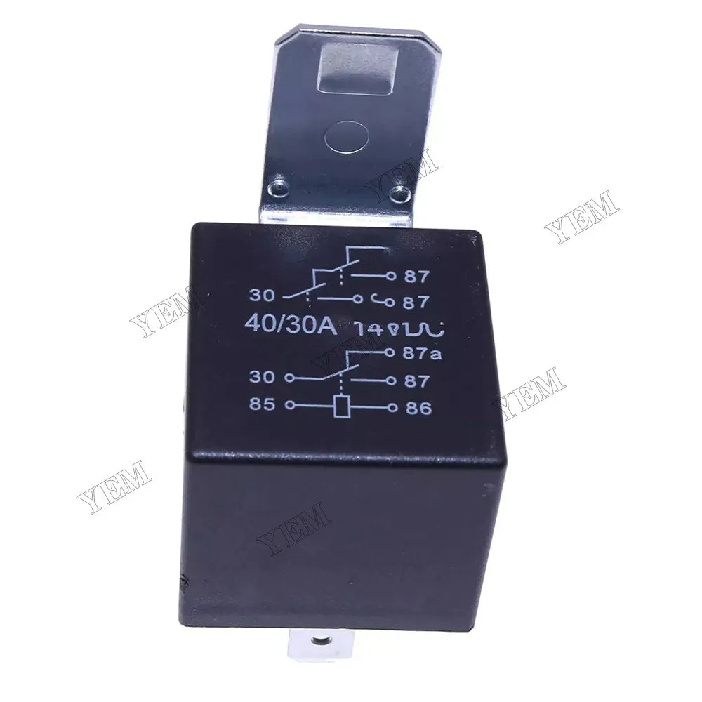 For JCB Loader 2CX 2CXL 210S 210SL 210SU 212S 212SL 212SU 12V 40A 5Terminal Relay 716/30148 For JCB