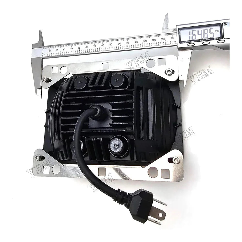 For John Deere Tractor 5225 5325 5425 5525 5625 6120 6330 6415 6420 6430 6615 6715 2Pcs 6x4 LED Headlight Front Hood Light AL152328