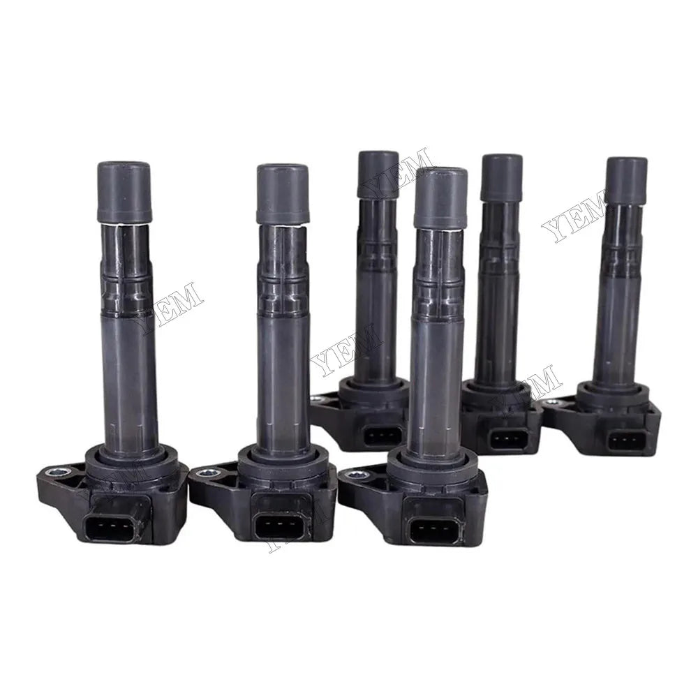 For Honda Accord Odyssey 3.0L 3.2L 3.5L V6 99-09 6 PCS Ignition Coil 30520-P8E-A01 For Honda