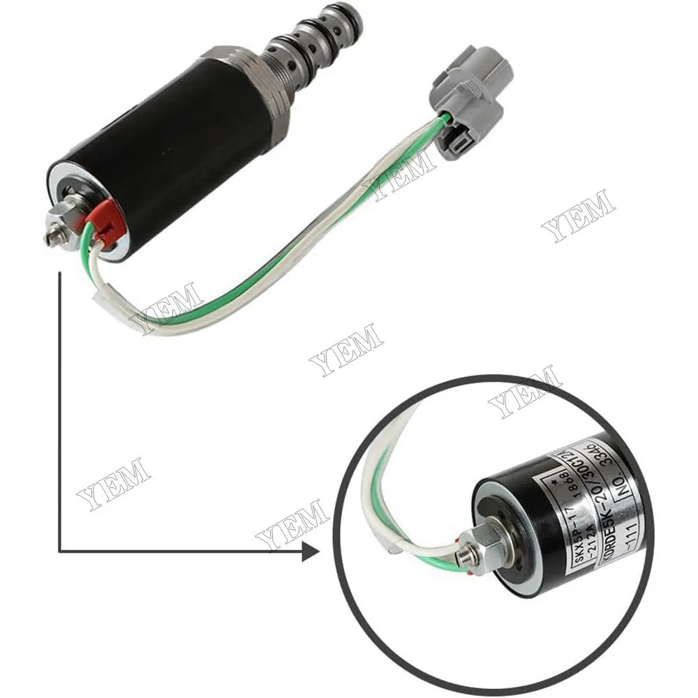 For Kobelco Excavator SK200 SK200-5 SK100-5 Solenoid Valve KWE5K-20/G24D12A For Kobelco