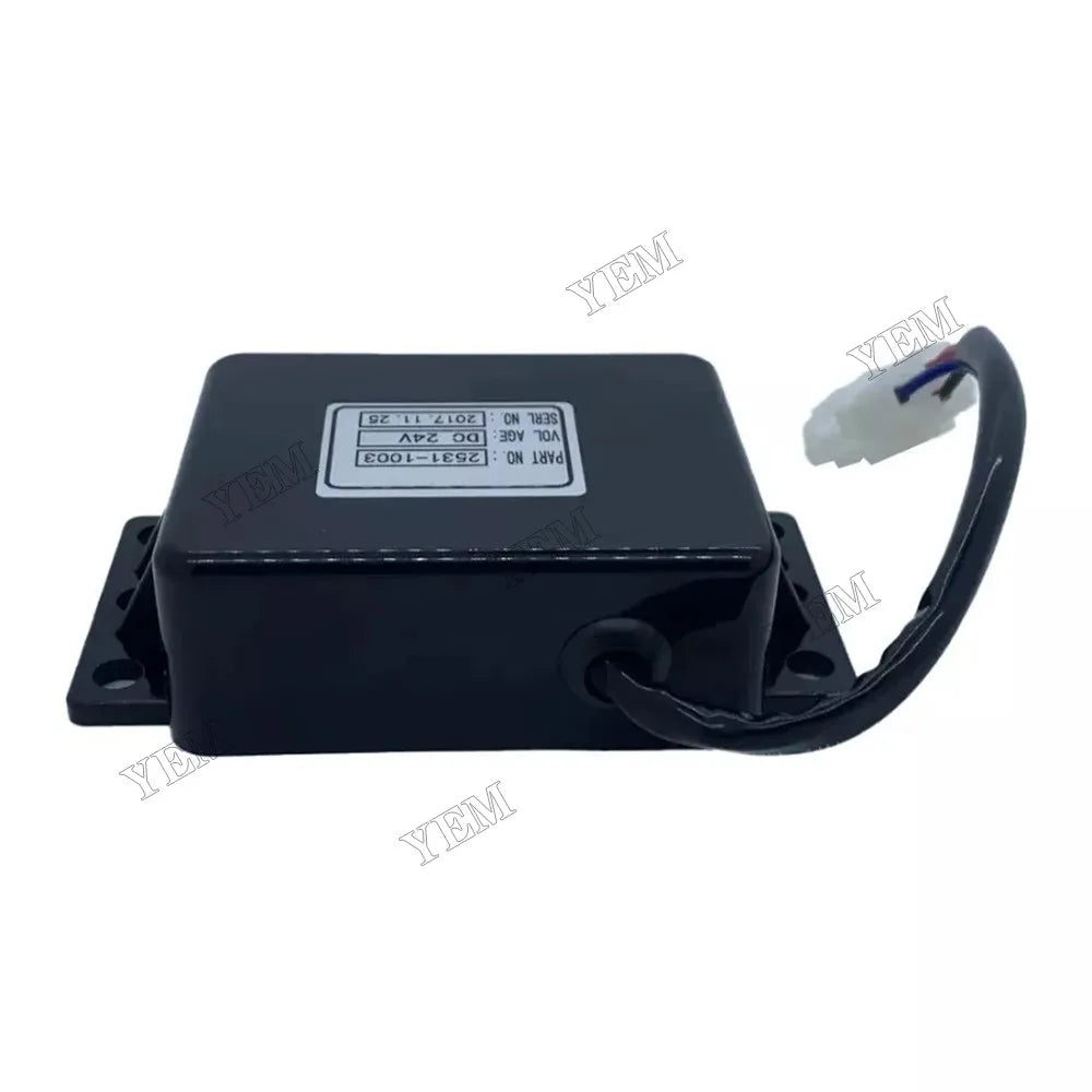 For Komatsu Doosan Excavator DH220-5 DH225-V DH225-7 DX225LC DC Converter Timer Relay 2531-1003 For Komatsu
