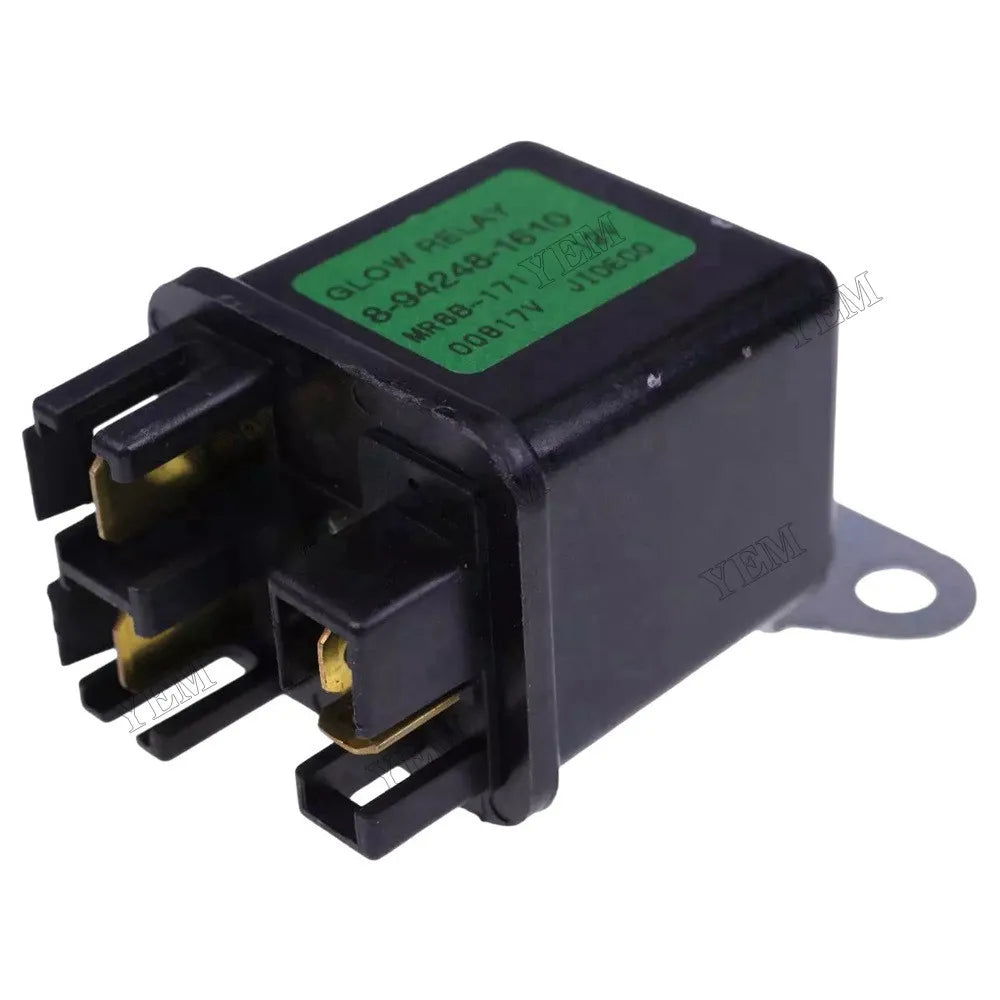 For Isuzu Engine 4JA1 4JB1 4LE1 4LC1 Hitachi Excavator EX27U EX30U EX35U EX40U EX50U 12V Glow Plug Relay 8942481610 For Isuzu