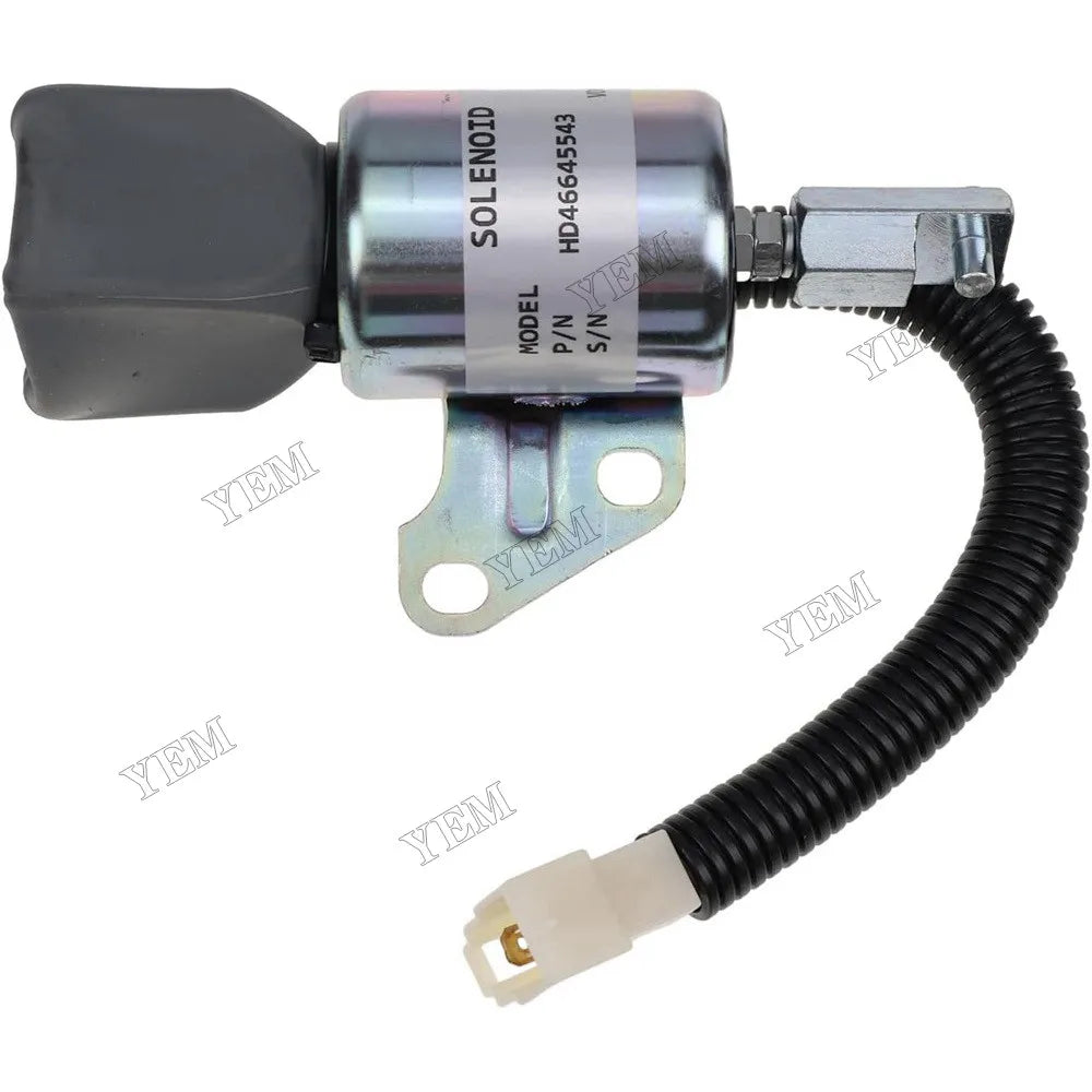 For Bobcat Excavator 418 E08 E10 E17 E19 E20 12V Fuel Shutoff Solenoid 7000782 For Bobcat