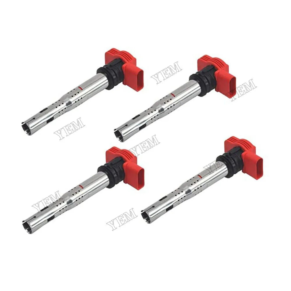 For TT A4 A5 Q5 VW Golf Passat Jetta GTI 2.0T 2.0L UF529 4 PCS Ignition Coil 06E905115E