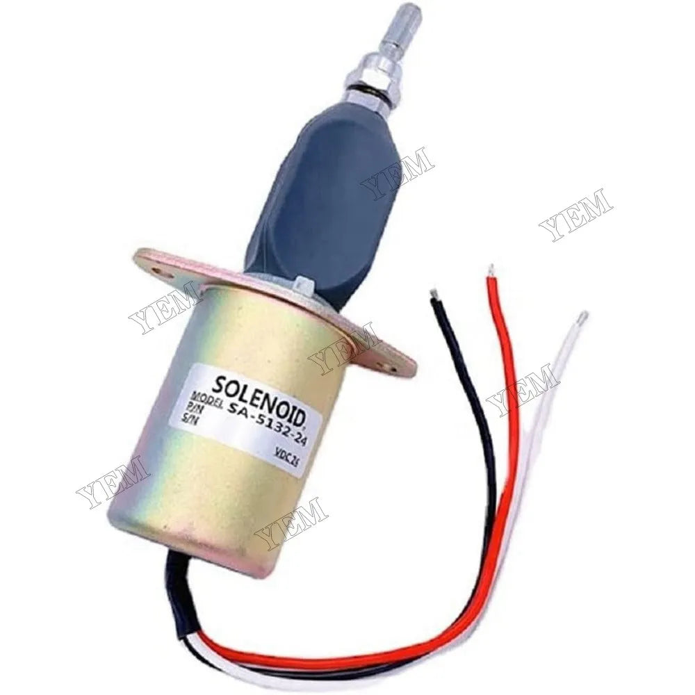 For Deutz BF6M2012 BF4M2012 Engine 24V Shut off Stop Solenoid 2003ES-24S7ULB1S2 EHB4822-1