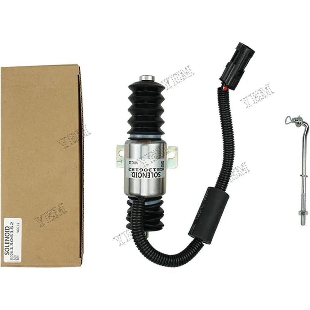 For Vision Cummins Engine 4BT 6BT Diesel Generator Parts Flameout Solenoid Valve 1306182 For Cummins