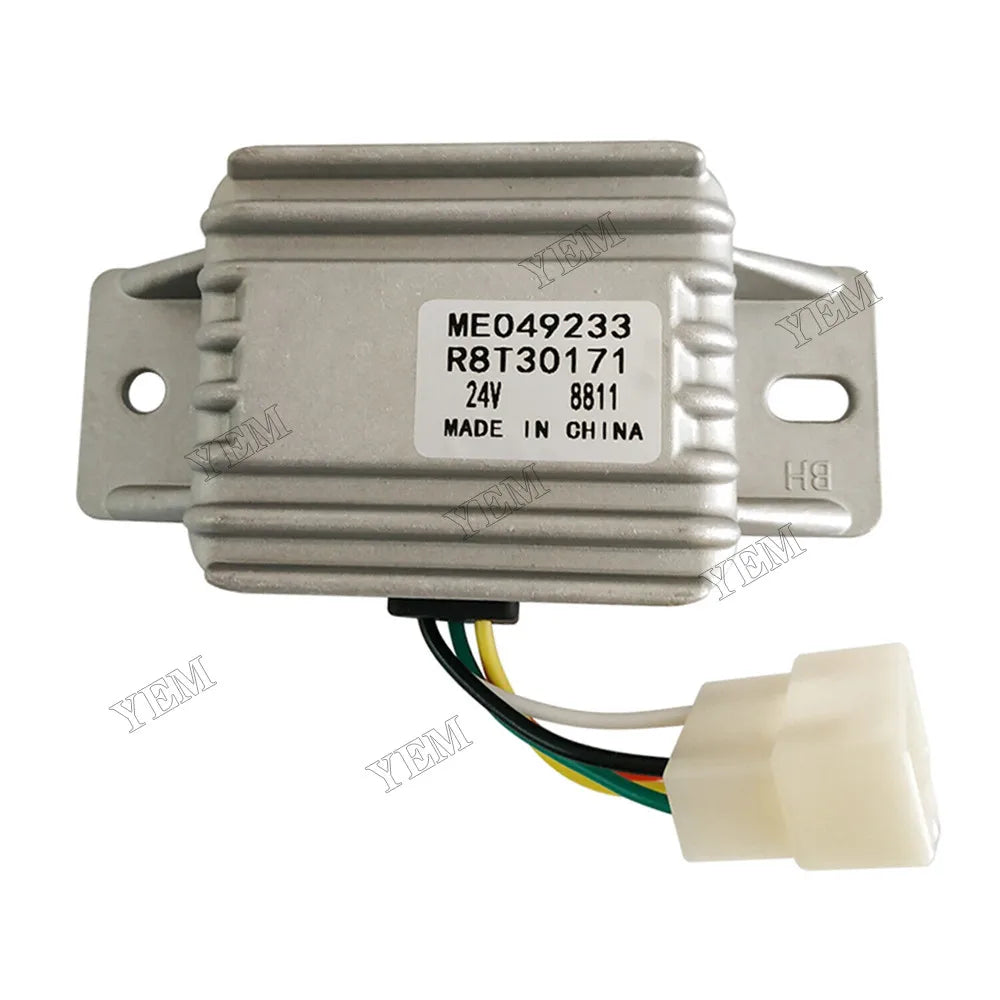 For Kobelco Excavator K909LC K916 K916LC MD450BLC SK220 SK220LC 24V Regulator Relay ME049233 For Kobelco
