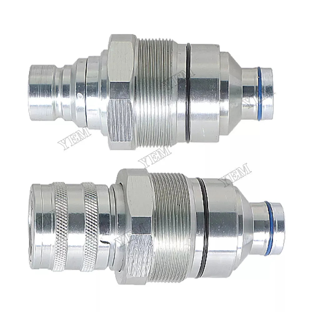 For Bobcat E32 E34 E35 E42 E45 E50 E55 Male & Female Flat Face Coupler Kit 7246799 7246802 For Bobcat