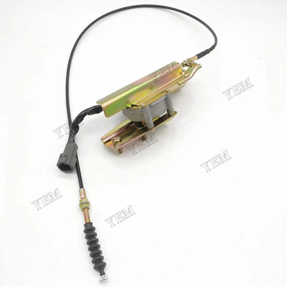 For Isuzu Engine 4BG1 6BD1 Hitachi Excavator EX200-2 EX200-3 EX200-3C EX200-3E EX200LC-2 EX200LC-3 24V Stop Solenoid Stopper Assembly 1819002270 For Isuzu