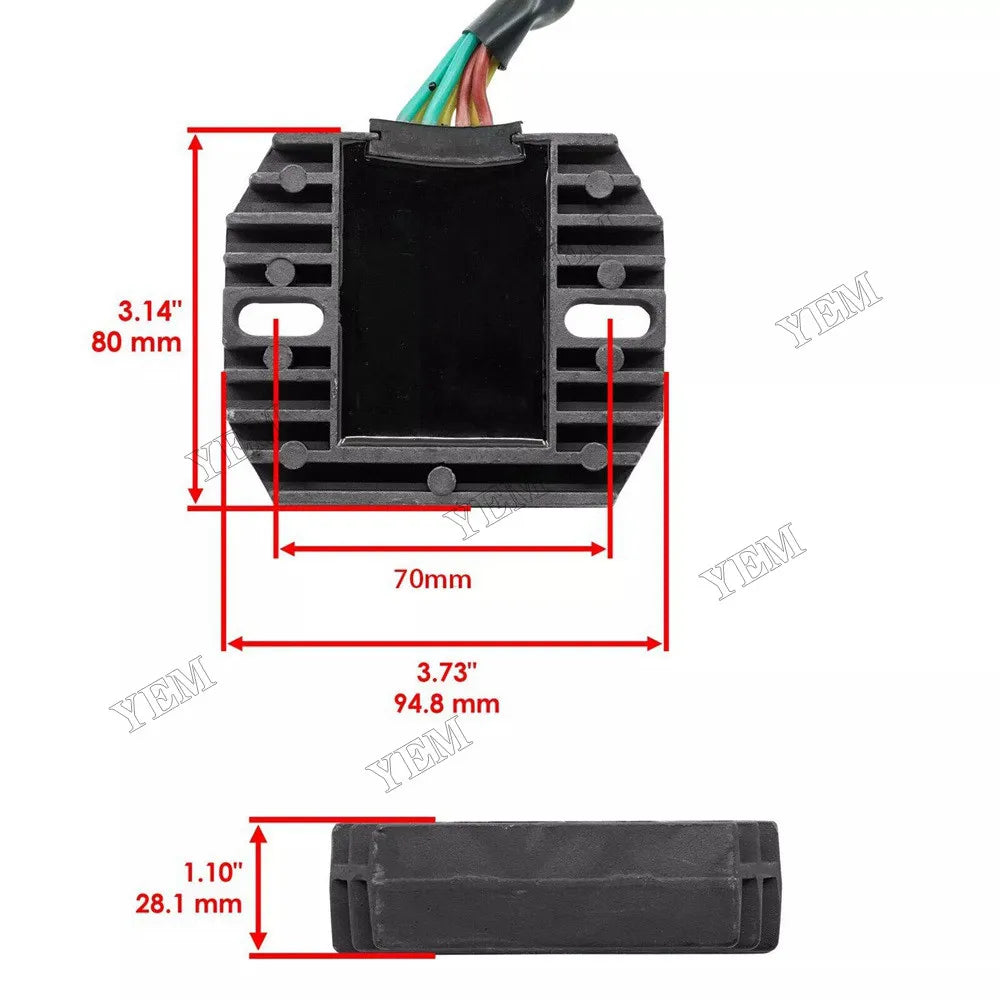 For Honda Motorcycle GL1100 GL1100A GL1200 GL1200A Regulator Rectifier 31600-MG9-010 31600-463-008 For Honda