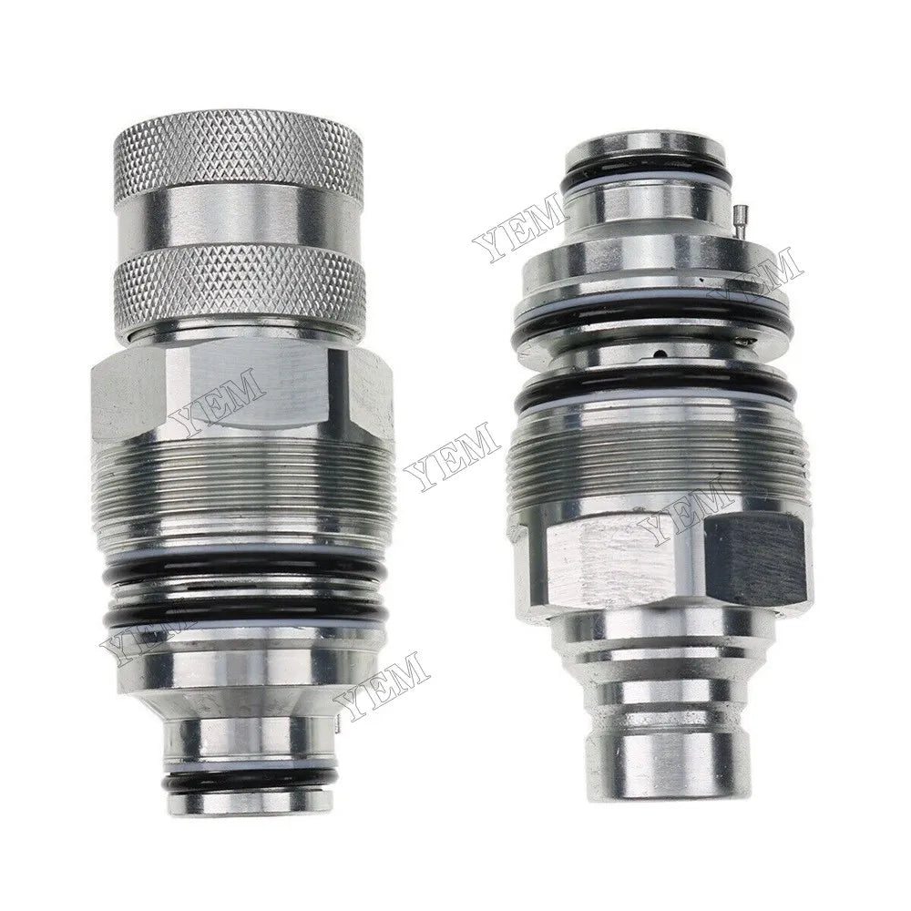 For New Holland L225 L221 L223 L230 C227 C232 L213 C238 L215 L218 L220 Male & Female Flat Face Coupler Kit 84390117 84390118 For New Holland