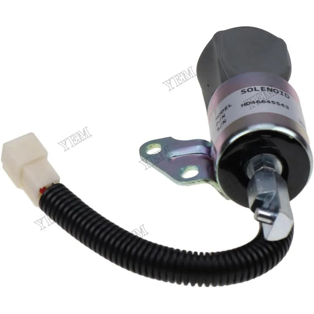 For Bobcat Excavator 418 E08 E10 E17 E19 E20 12V Fuel Shutoff Solenoid 7000782 For Bobcat