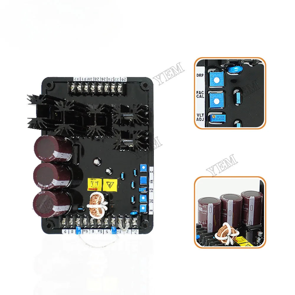 For Generator 110V Automatic Voltage Regulator AVR K65-12B AVC63-12A1