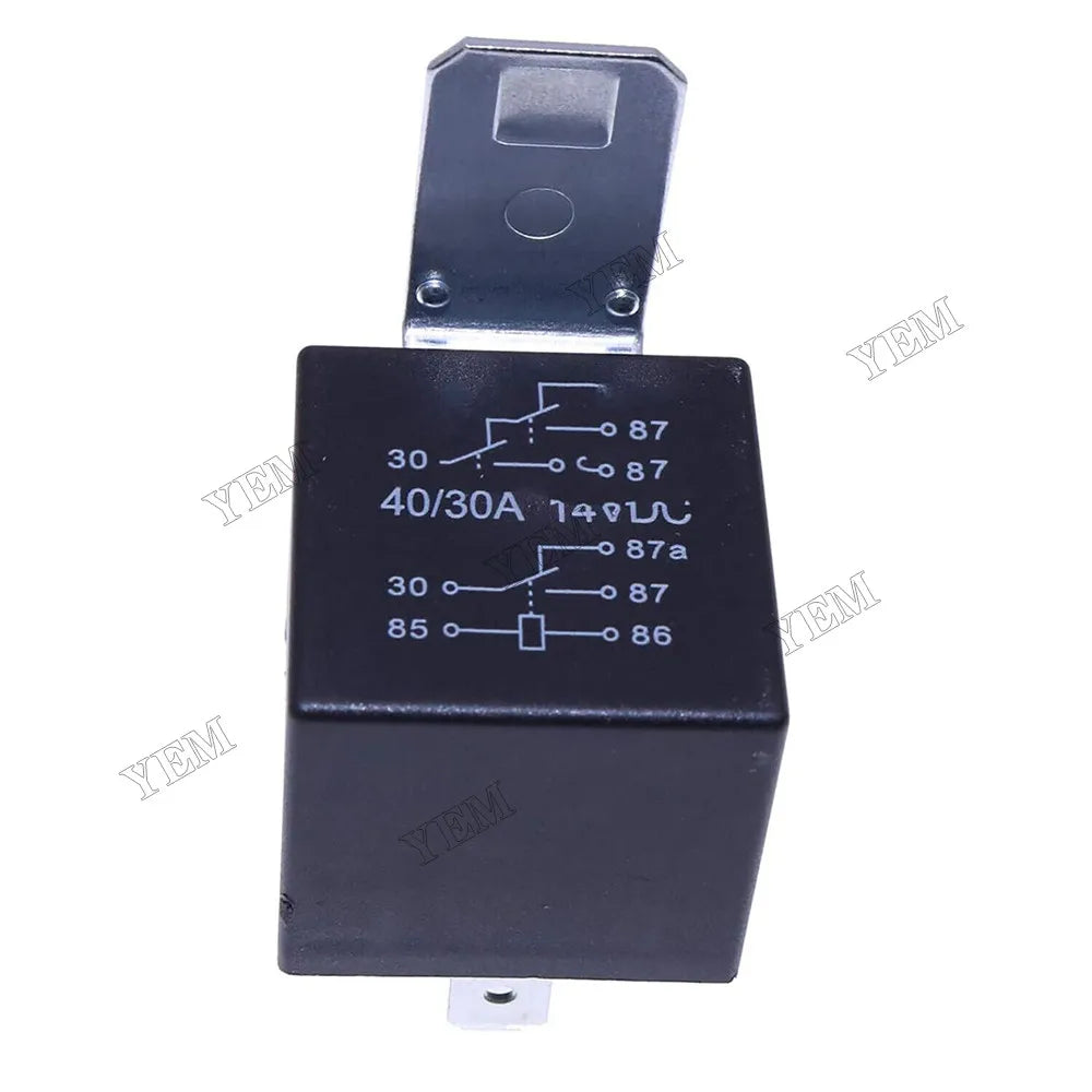 For New Holland Loader B110 B115 B90B B95 Tractor T9.390 T9.450 12V 40A 5Terminal Relay 87436836 For New Holland