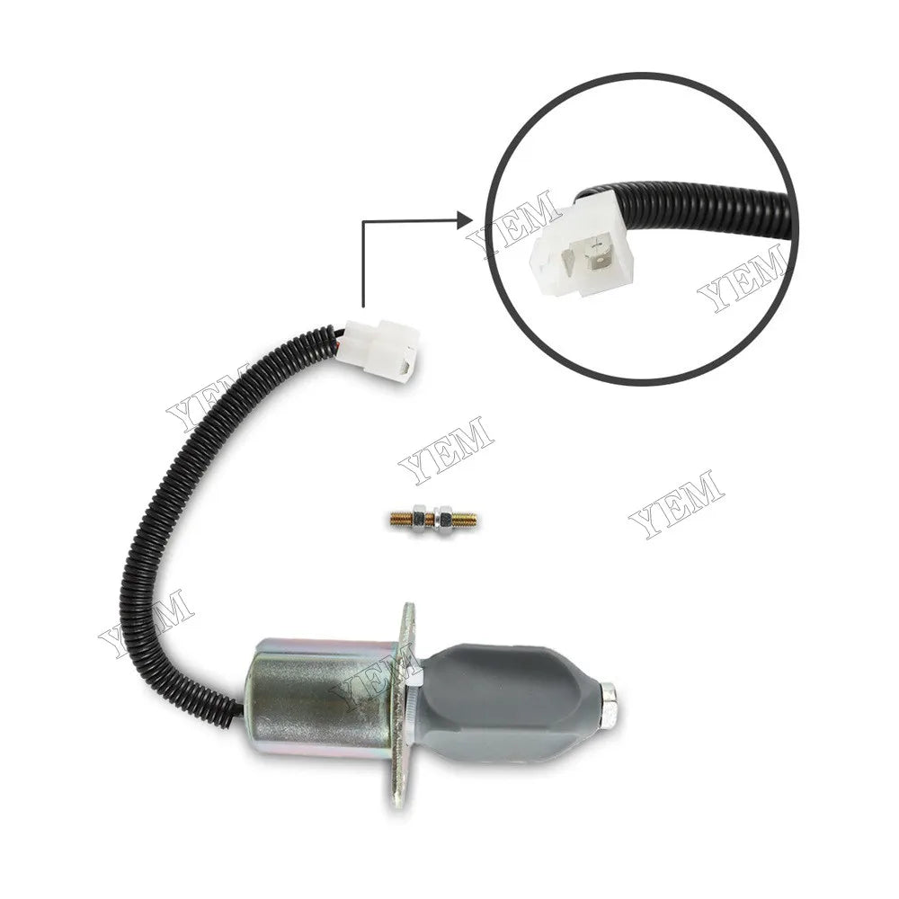 Rand P400WCU XP375WCU HP330WCU HP300WCU P185WIR XP185WIR HP330WCU 12V Shut Down Solenoid 1753ES 1700 for Ingersoll For Ingersoll Rand