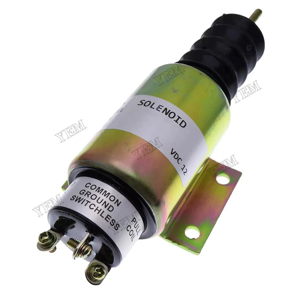 For Woodward 12V 3 Terminals Fuel Shutdown Solenoid 2001ES-12E3U1B2S2 SA-5174-12