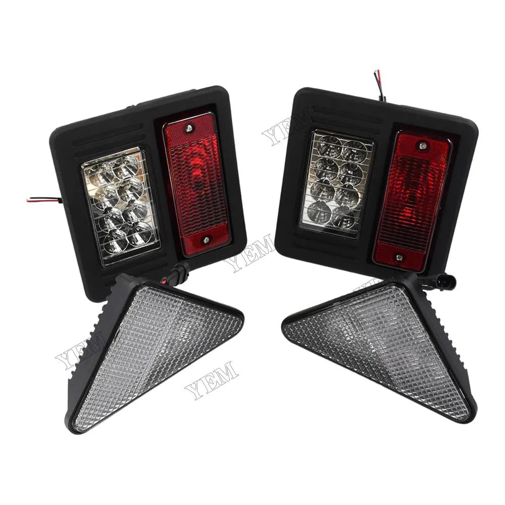 For Bobcat 751 753 763 773 863 864 873 963 S100 S130 S150 S160 S175 S185 S205 S220 S250 S300 S330 T110 T140 T180 T190 T200 T250 T300 T320 LED Exterior Head Tail Light Kit 6718043 6718042 6670284 For Bobcat