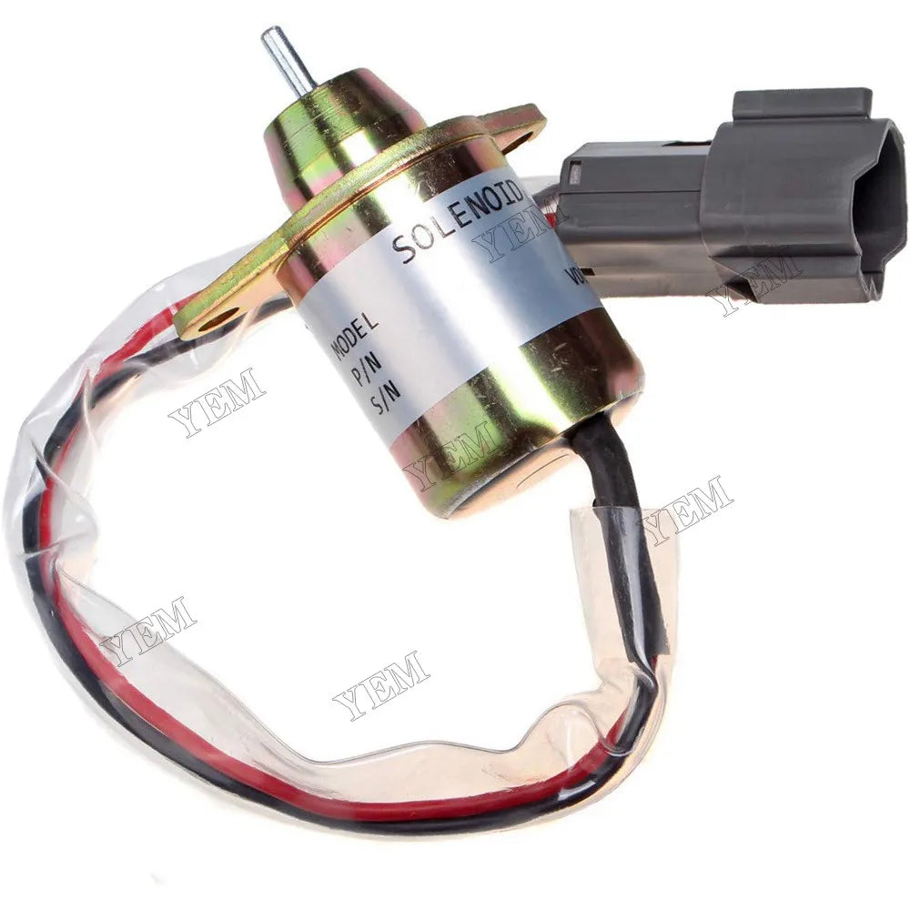 Deere 17D 17G 26G 27D 35D 50D 110 790 3120 4105 2025R 2032R 3032E 12V Fuel Shutoff Solenoid M810324 for John For John Deere