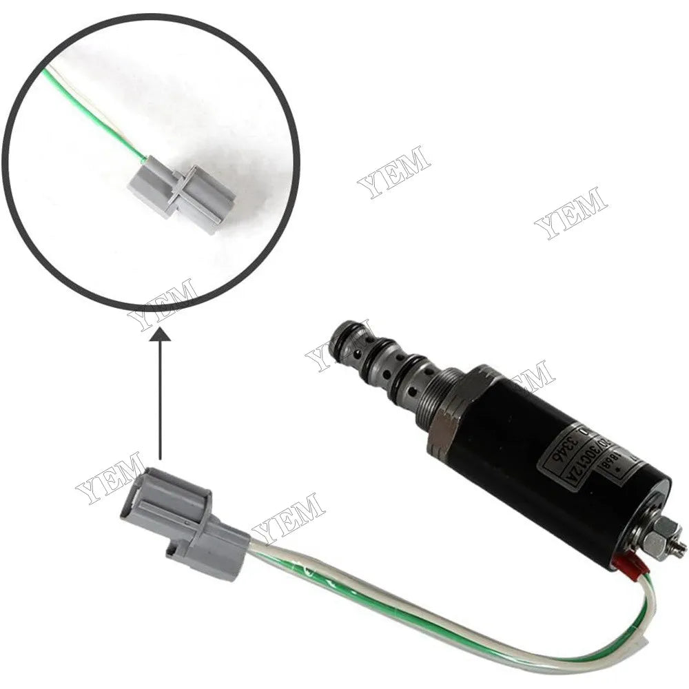 For Kobelco Excavator SK200 SK200-5 SK100-5 Solenoid Valve KWE5K-20/G24D12A For Kobelco