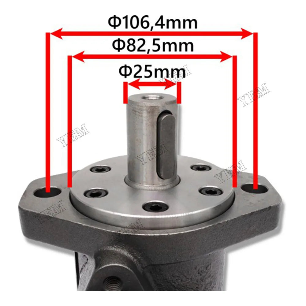 For Sauer Danfoss Replacement Hydraulic Motor OMP315 151-7048 For Danfoss