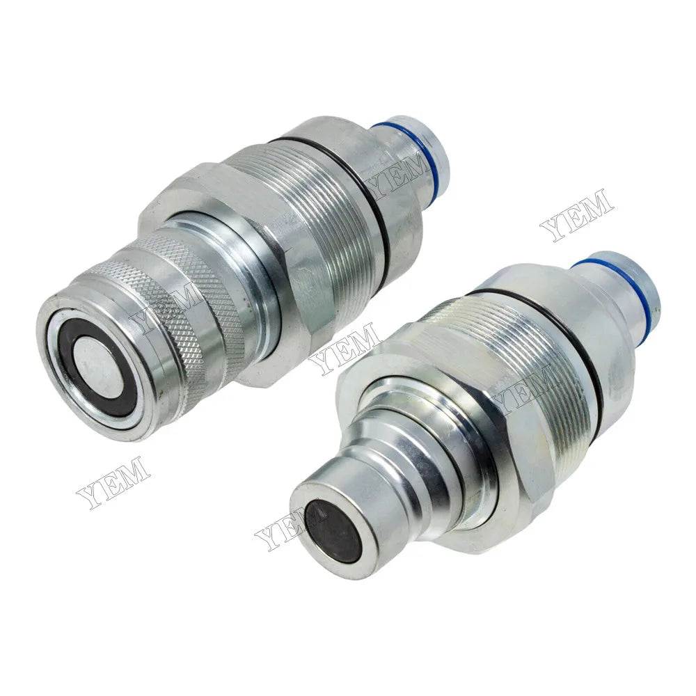 For John Deere 320E 323E 328E 326E 329E 332E 318E 333E 319E Hydraulic Quick-Connect Coupler Kit AT406474 AT406475