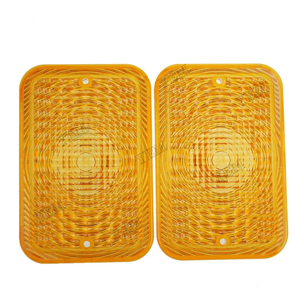 For John Deere Engine 4024 4045 Tractor 2305 2520 3320 4105 4120 4310 4500 4600 5415 1023E 2 Pcs Amber Light Lens LVU18745