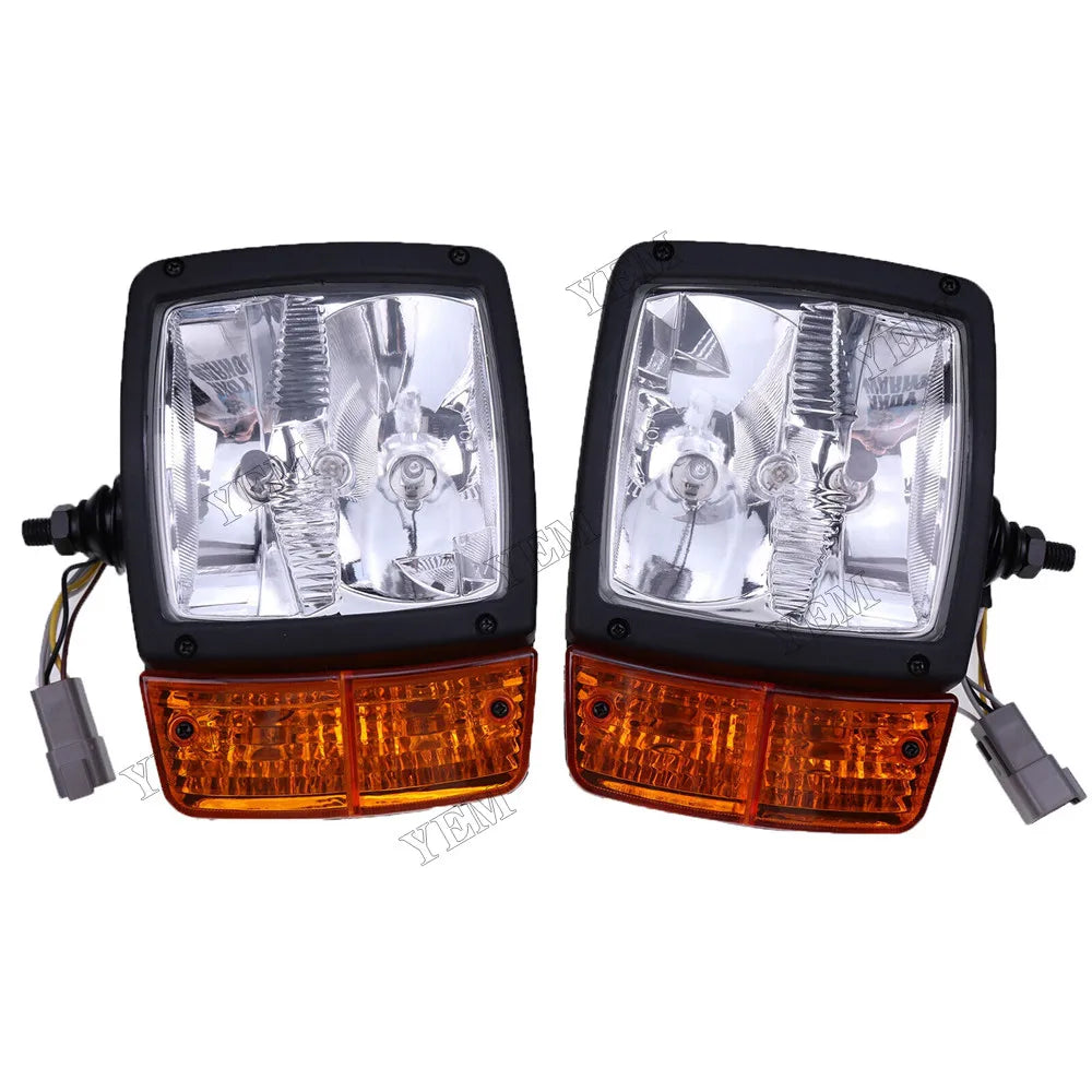 For Volvo G900 L60E L70E L90E L110E L120E LH & RH Headlamp VOE11170059 VOE11170060 For Volvo