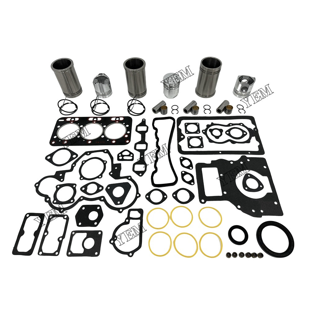 For JAC 3pcs TY395 Overhaul Kit With Gasket Set diesel engine parts YEMPARTS