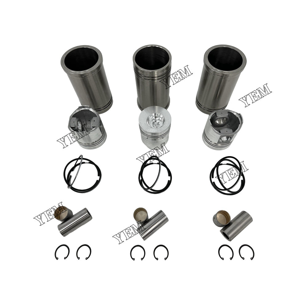 For JAC 3pcs TY395 Overhaul Kit Liner Piston With Ring diesel engine parts YEMPARTS
