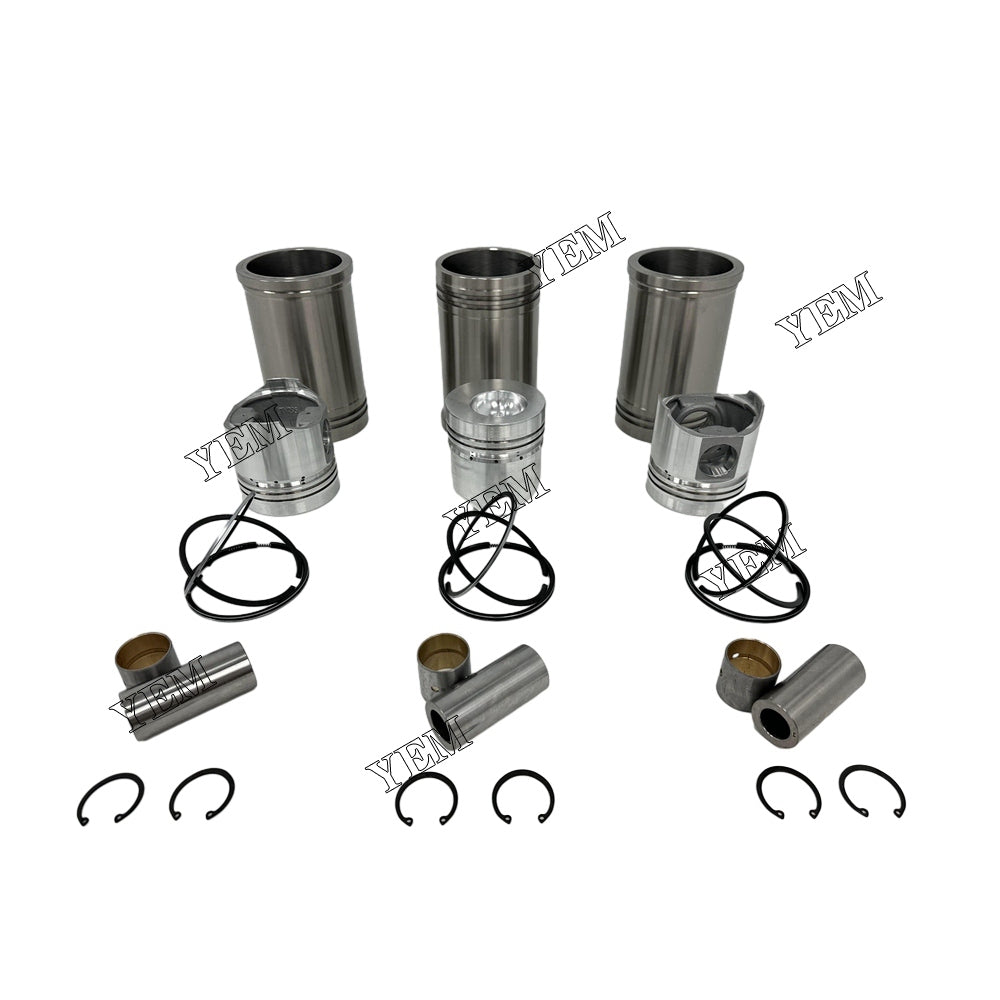 For JAC 3pcs TY395 Overhaul Kit Liner Piston With Ring diesel engine parts YEMPARTS