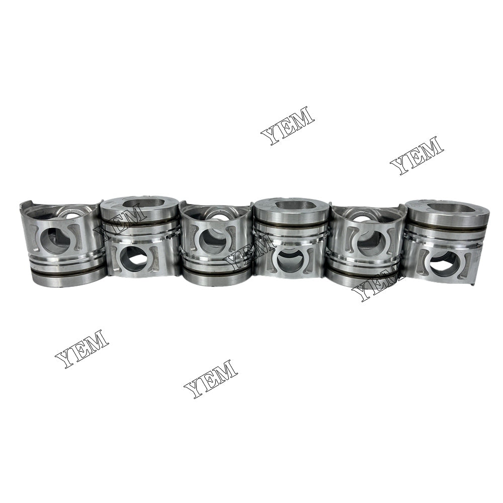 For Isuzu 6 pcs 6BB1 Piston & Pin & Snap STD diesel engine parts