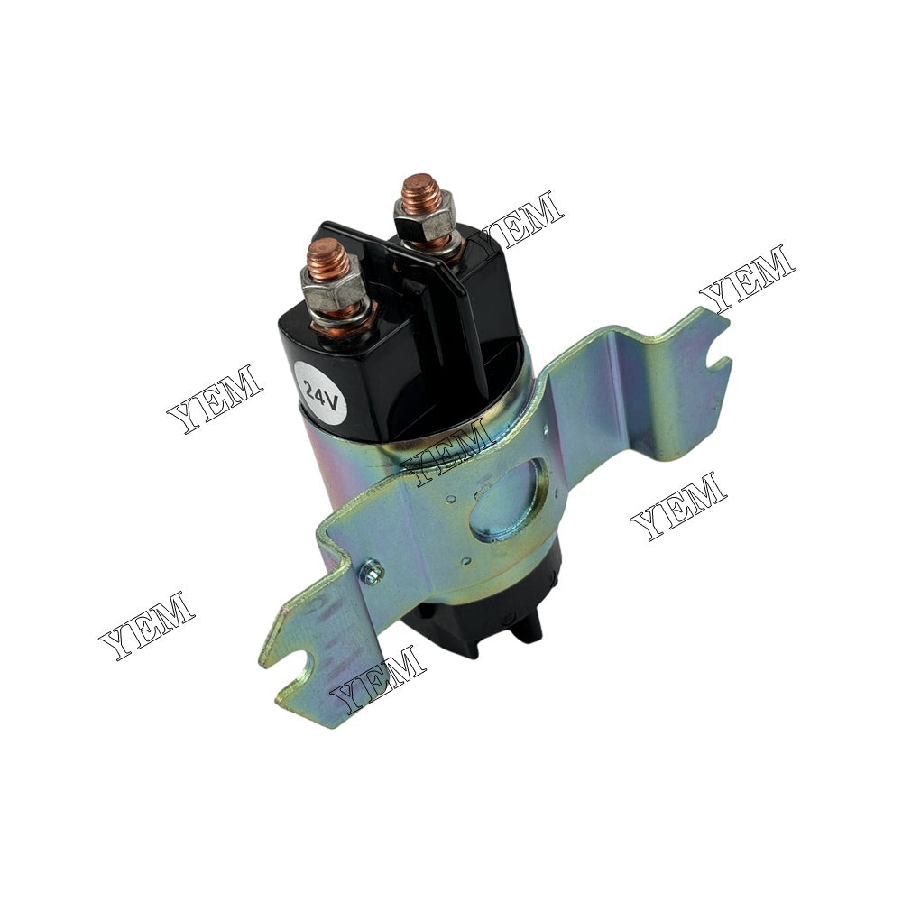 For Doosan DL250TC Fuel Shutoff Solenoid 24V 301202-00153 diesel engine parts