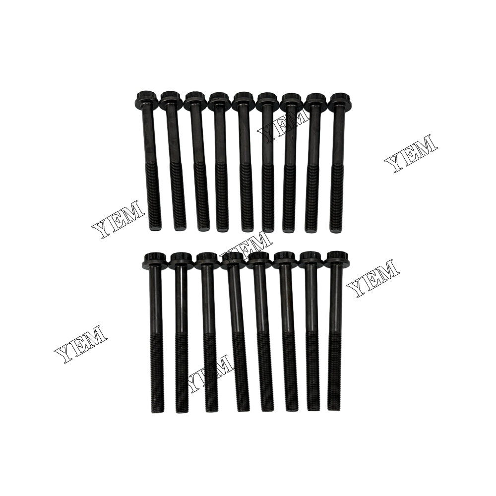 For Komatsu 17 pcs 4D95 Cylinder Head Bolt diesel engine parts