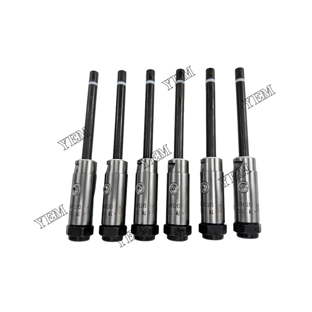 For Mitsubishi 6 pcs S6S-DI Fuel Injector 7W-7032 diesel engine parts YEMPARTS