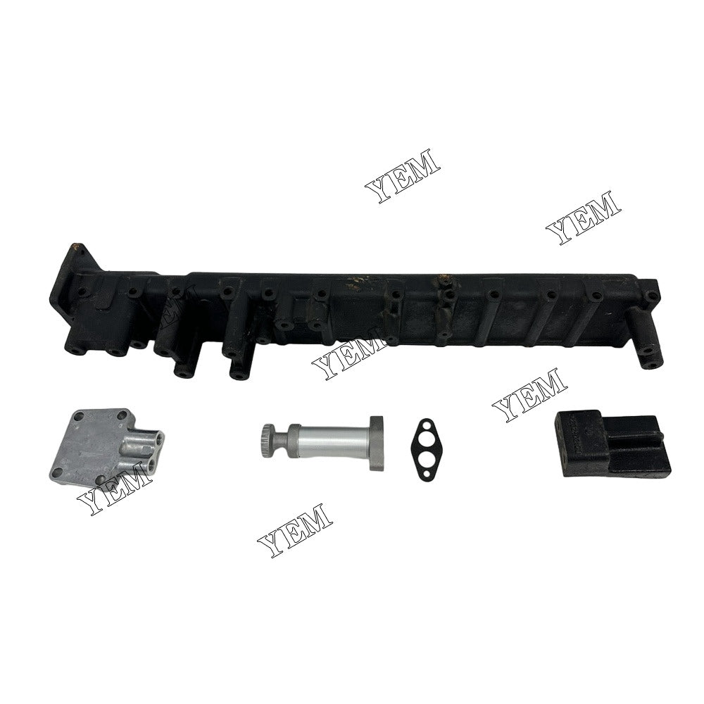 For Caterpillar Intake Branch Pipe Oil Transfer Pump Seat Diesel Pump Seat 212-8577 137-5541 381-9064 3116 Engine Parts