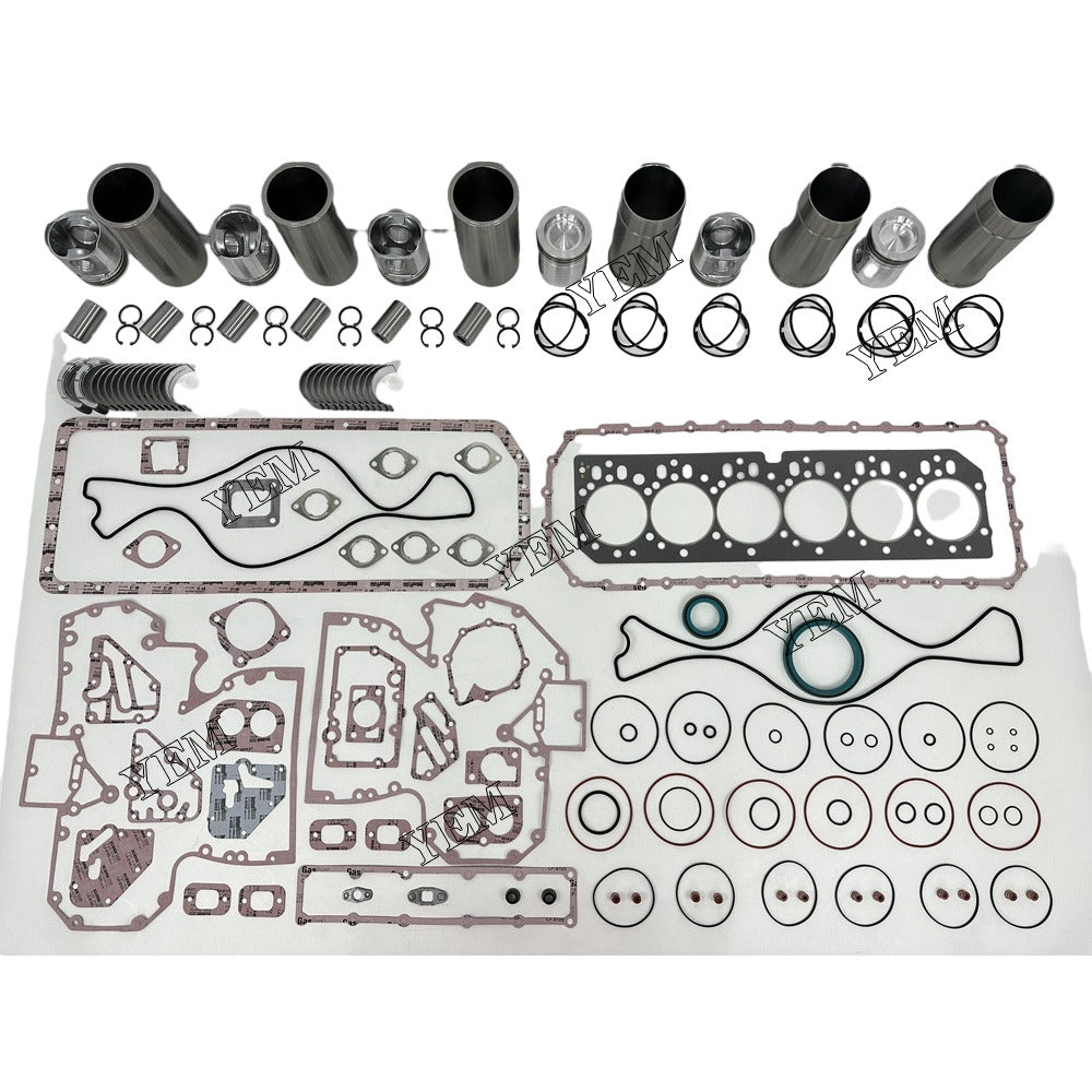 For John Deere 6x Overhaul Kit With Bearing Set 6068 Engine Parts