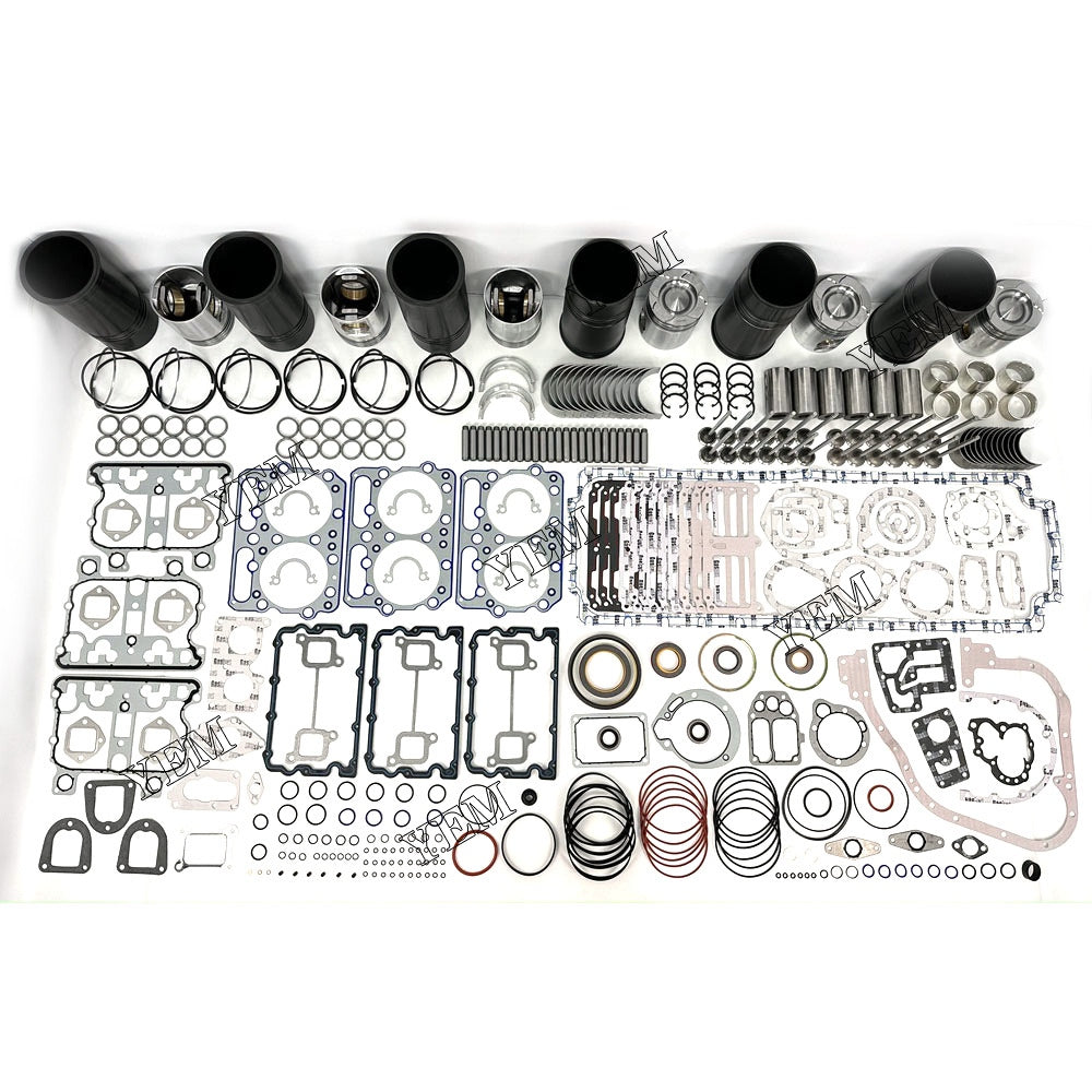 For Cummins 6x Overhaul Rebuild Kit With Gasket Set Bearing&Valve Train N14 Engine Parts