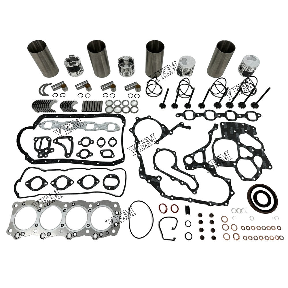 For Isuzu 4x Overhaul Rebuild Kit With Gasket Set Bearing&Valve Train 4FB1 Engine Parts