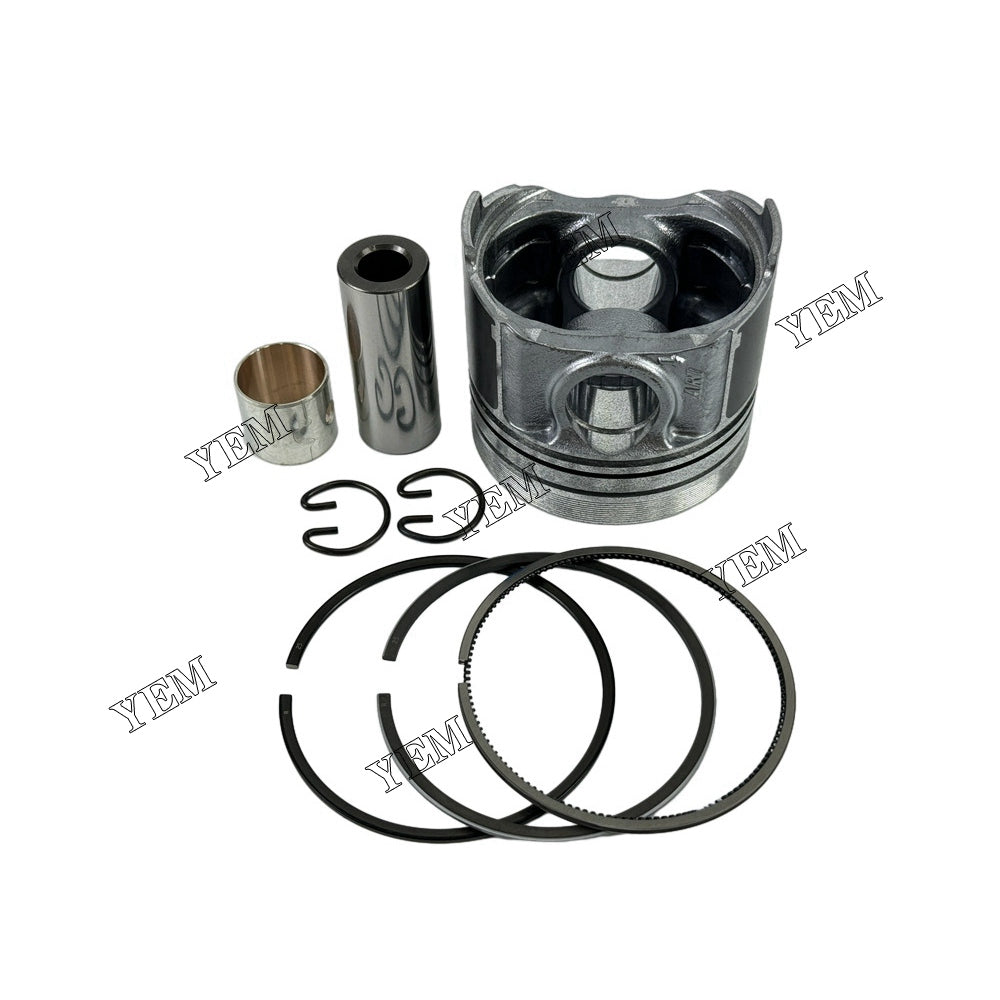 D722 Piston With Rings +0.25 1J092-21780 16871-21310 16851-21982 1J092-21091 For Kubota BX1800 430 B7300 B74006215 F21D 5215 BX1870 GB14 tractor engine information crawler excavator For Kubota