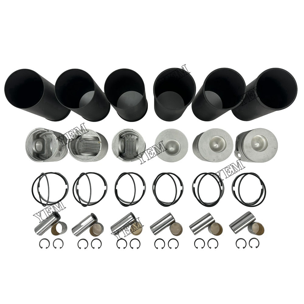 6D17 Cylinder Liner Kit For Mitsubishi wheel loader