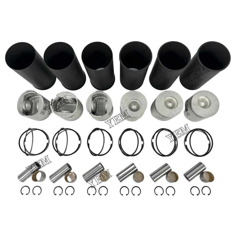 6D17 Cylinder Liner Kit For Mitsubishi wheel loader For Mitsubishi