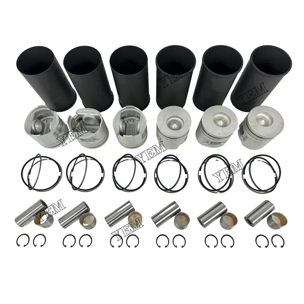 6D17 Cylinder Liner Kit For Mitsubishi wheel loader For Mitsubishi