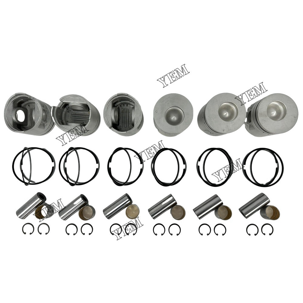 6D17 Piston With Rings For Mitsubishi wheel loader